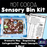 Play Based Hot Cocoa Sensory Bin Kit for Expressive and Re