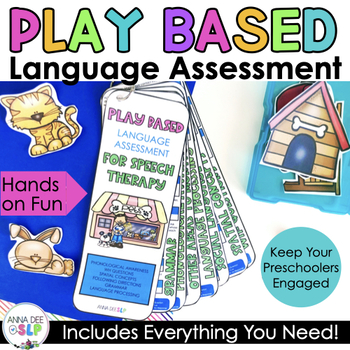 Preview of Informal Play Based Language Assessment Screener for Preschool Speech Therapy