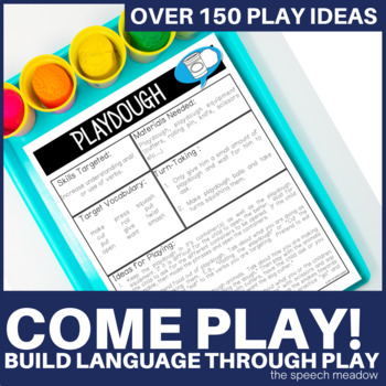 Preview of Play-Based Language Therapy Ideas Handouts