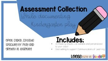 Preview of Play-Based Learning Assessment Documenting - Ontario Kindergarten Program