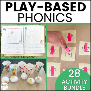 Preview of Play-Based Phonics Activities for Letters, Sounds, Rhyming, Sight Words