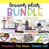 Play-Based Preschool Lesson Plans BUNDLE