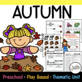 Play-Based Preschool Lesson Plans Fall or Autumn Theme