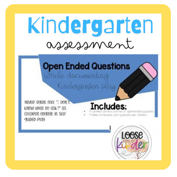 Preview of Play-Based Questions for Educators - Ontario Kindergarten Program