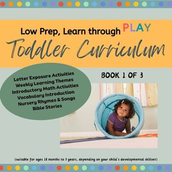 Preview of Play-Based Toddler Curriculum (Low Prep) - Book 1 of 3