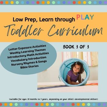 Preview of Play-Based Toddler Curriculum (Low Prep) - Book 3 of 3