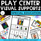 Play Center Visual Supports | IEP Goals | Special Education