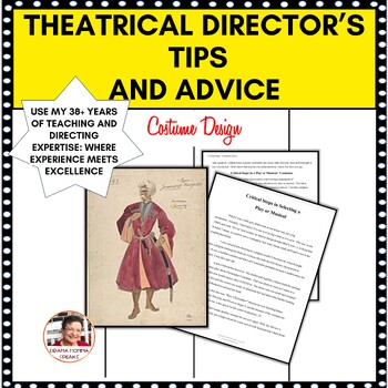 Preview of Drama Play and Musical Directing Tips  Costume Design