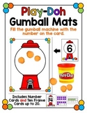 Play-Doh Gumball Math Mats - Numbers 1-20
