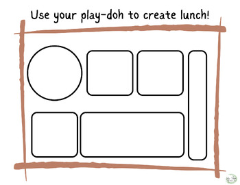 Preview of Play-Doh Lunch Mat