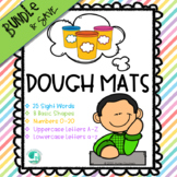 Fine Motor Play Dough Mats BUNDLE | Literacy and Math Centers