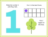 Play-Doh Mats Numbers 0-9 (Pre-K, Kindergarten)