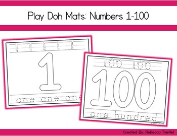 Playdough Mats: Numbers