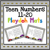 Teen Number Games: Play Doh Mats for Hands-On Learning!
