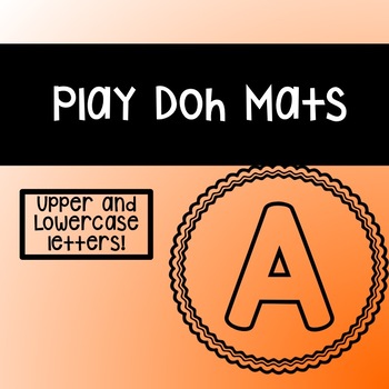 Preview of Play-Doh Mats: Uppercase Letters