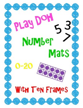 February Play-Doh Mats {1-20 and Make 10}