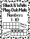 Play Doh Number Mats