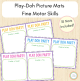 Play Doh Picture Mats - Fine Motor Skill Activity - Model 