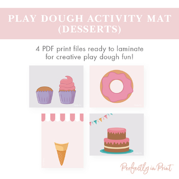 Playdough Mats Food (Playdoh Mats/Play Dough Mats)