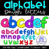 Play Dough Alphabet Letter Clipart | 205 Lowercase Letters