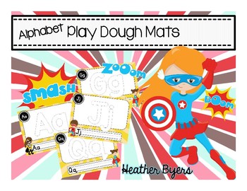 Play Dough Alphabet Mat Worksheets Teaching Resources Tpt