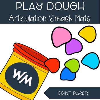 Apple Say and Smash | Articulation Play-Doh Mat for Early Developing Sounds