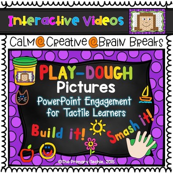 Preview of Play Dough Building Pictures Interactive Videos