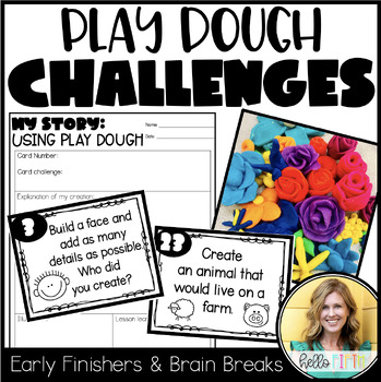 Preview of Play Dough Challenge Task Cards