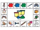 Play Dough Communication Mat/Visual Supports for Special E