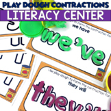 Play Dough Contractions - 24 Learning Mats LITERACY CENTER