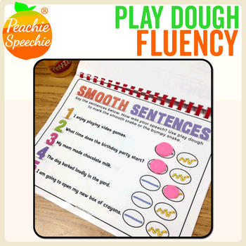 Play Dough Fluency: Stuttering Therapy Activities by Peachie Speechie
