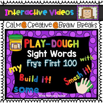 Preview of Play Dough Fry Words First 100