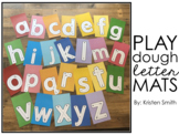 Play Dough Letter Mats (lowercase letters)
