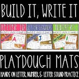 Play Dough Letter Recognition, Beginning Sound, and Counti