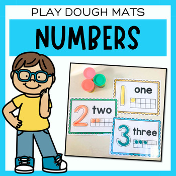 Play Dough Mat Bundle, Numbers, Alphabet