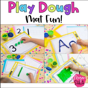 Play Dough Mat Fun! Play Dough Learning Mats