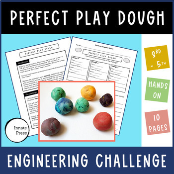 Preview of Play Dough Materials Engineering Design Process Science 3rd 4th and 5th Grades