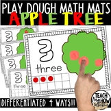 Apple Number Mats, Play Dough Counting 0-10, Playdough, Ap