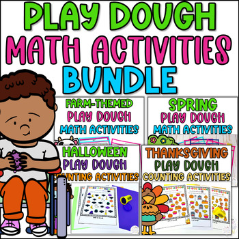 Preview of Play Dough Math Counting Objects to 10 Activities