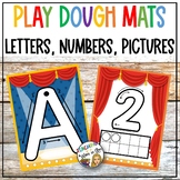 Play Dough Mats Alphabet Numbers and Finish the Picture