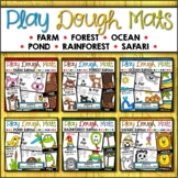 Play Dough Mats BUNDLE --- Farm, Forest, Ocean, Pond, Rain