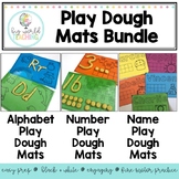 Name, Alphabet & Number Play Dough Mats BUNDLE