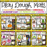 Play Dough Mats Holiday BUNDLE  |  Halloween, Thanksgiving