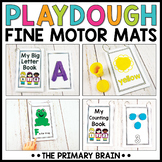 Fine Motor Playdough Mats for Preschool | Letters Numbers 