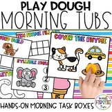 Play Dough Morning Tubs | Morning Bins | Fast Finishers Ac