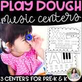Play Dough Music Mats: 3 Activities for Pre-K and K Beginn