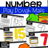 Play Dough/Playdough Number Mats - Fine Motor Fun!