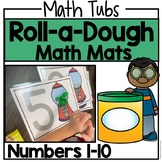 Play Dough Numbers 1-10, Gumball Math Mats for Tubs, Cente