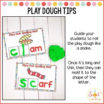 Play dough phonics