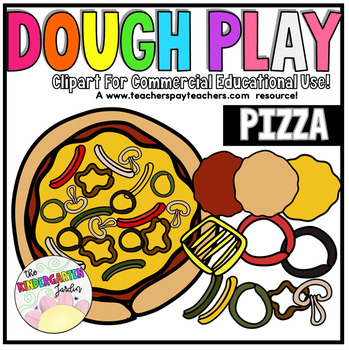 Preview of Play Dough Pizza Parts  (50% off until renamed and cropped)